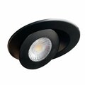 American Imaginations 4 in. Black Round LED Recessed 8W AI-37018